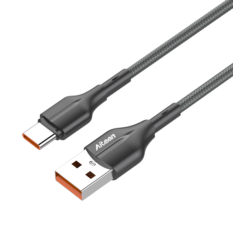 A22-CG Type-C Data Cable 1m 25W Fast Charging Grey Color